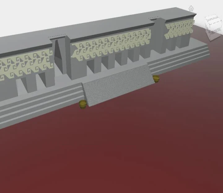 Teocalli 3D Maya UXMAL